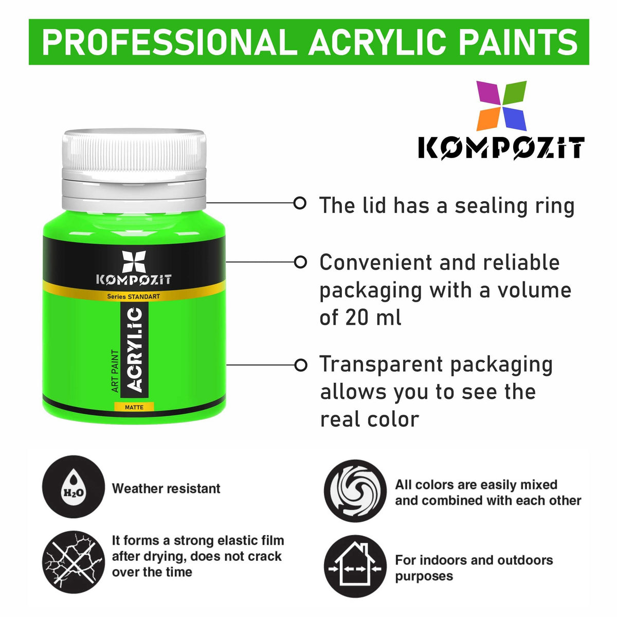 Kompozit STANDART Acrylic Paint 20 ml