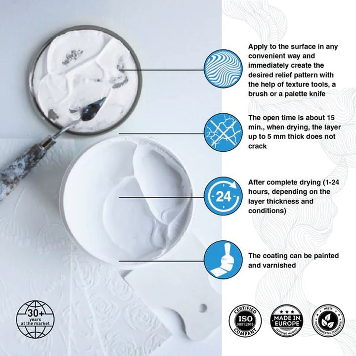 White Smooth Texture Paste LITE | various volumes — image 4
