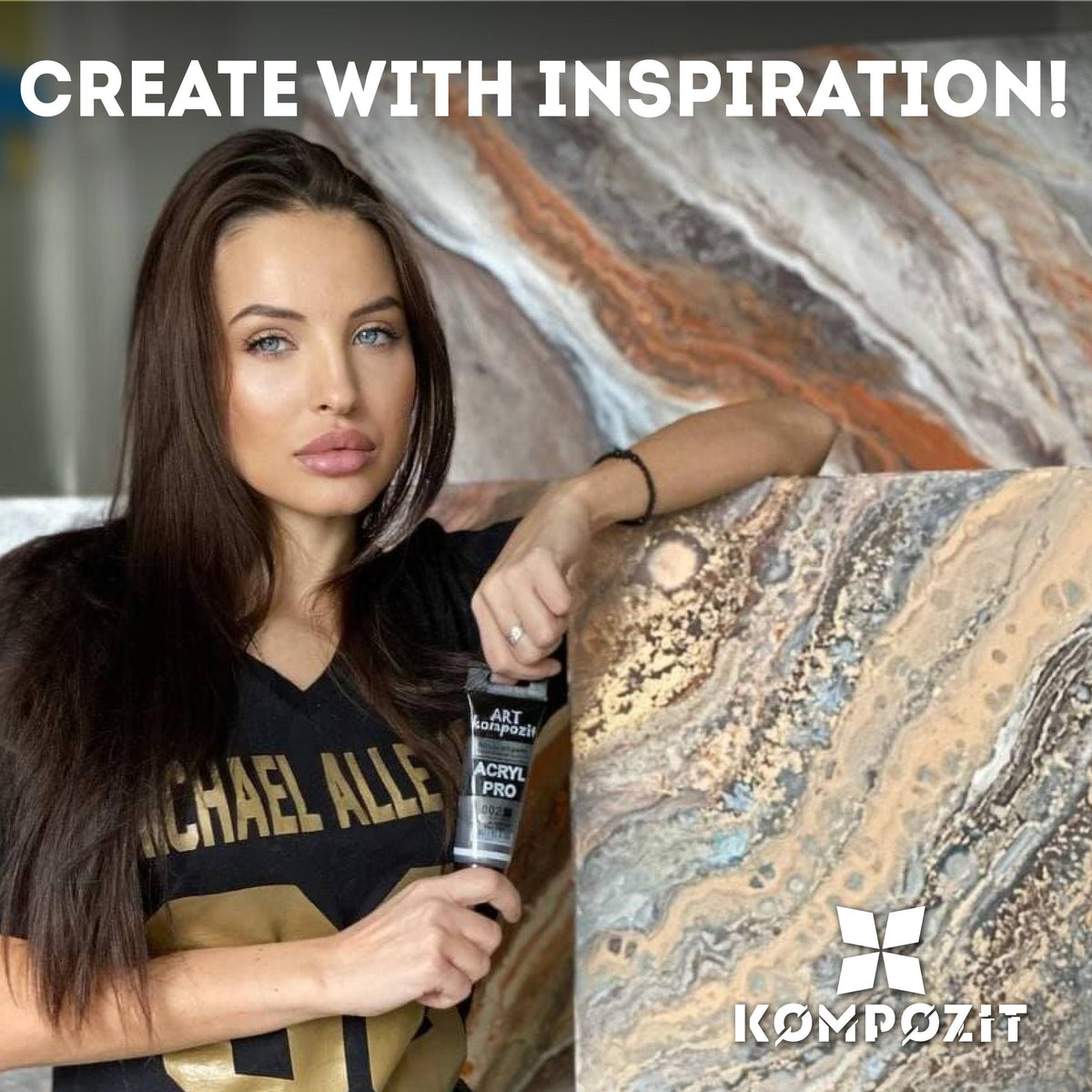 Kompozit Metallic Acrylic Paint ACRYL PRO ART 75 ml
