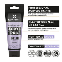 Pastel Acrylic Paint ACRYL PRO ART Kompozit 75 ml