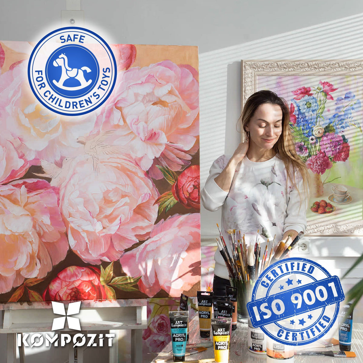 Pastel Acrylic Paint ACRYL PRO ART Kompozit 75 ml