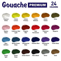 Kompozit PREMIUM ART Gouache Set, 24 x 20 ml — image 2