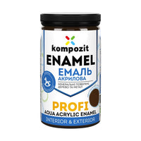 KOMPOZIT PROFI Gloss Acrylic Enamel 0.3 l – Brown