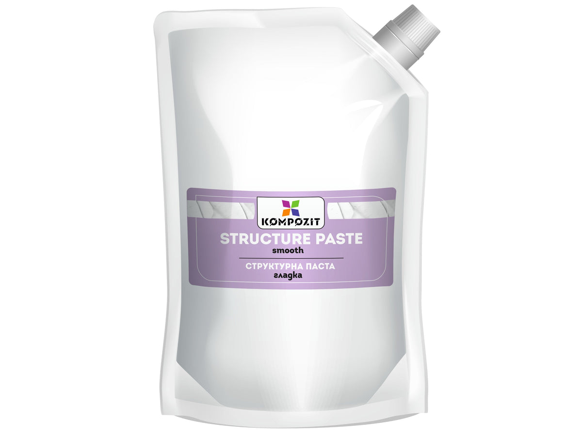 Smooth white textured paste by Kompozit – 500 ml