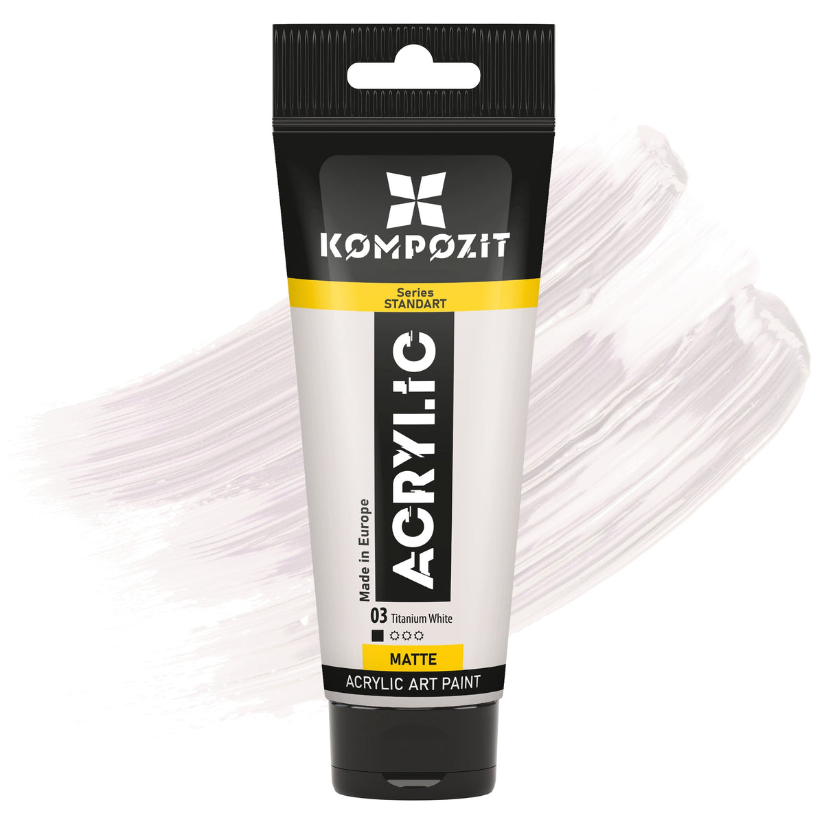 Kompozit STANDART Acrylic Paint 75 ml – 03 Titanium White