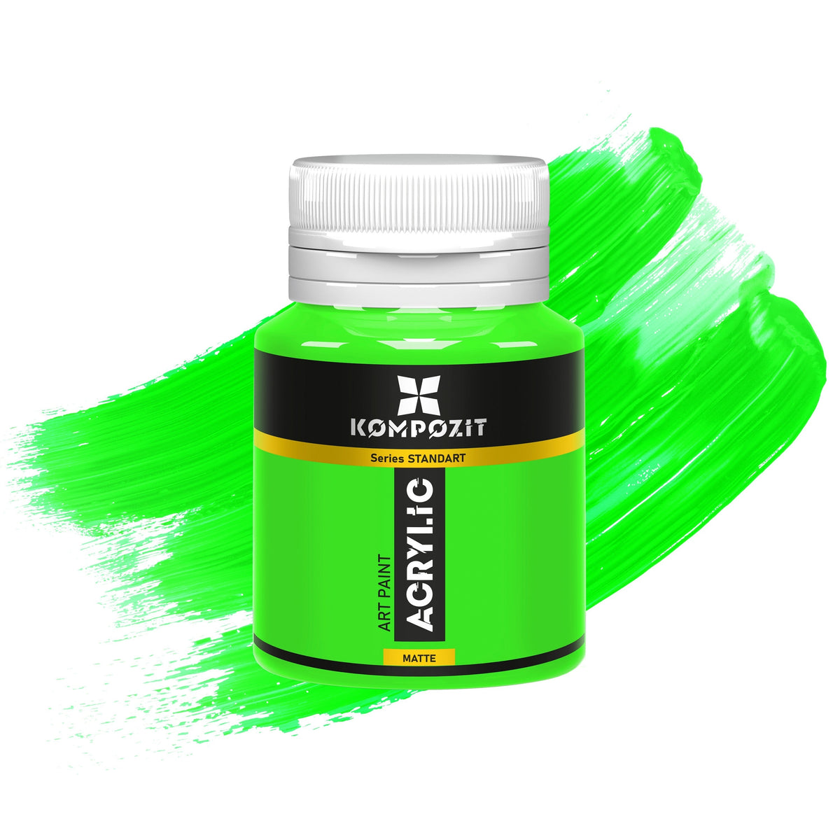 Kompozit STANDART Fluorescent Acrylic Paint, 20 ml – 112 Fluorescent Green