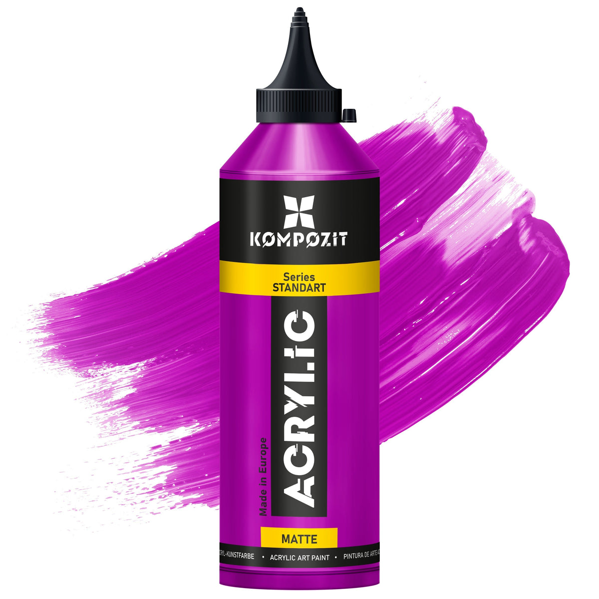Kompozit STANDART Fluorescent Acrylic Paint 500 ml – 115 Fluorescent Purple