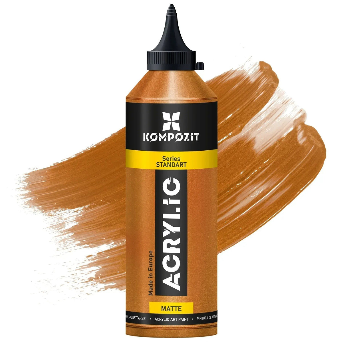 Metallic Acrylic Paint STANDART Kompozit, 500 ml, 95 Bronze