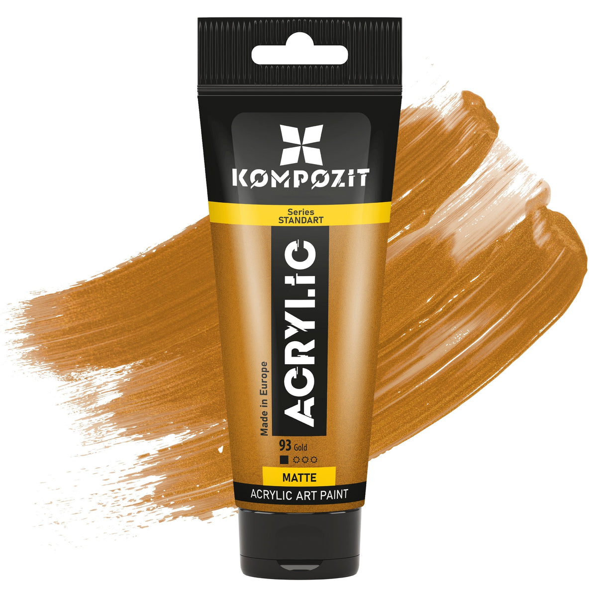 Kompozit STANDART Metallic Acrylic Paint 75 ml – 93 Gold