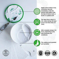 Kompozit White Fine-Grain Texture Paste | various volumes — image 4