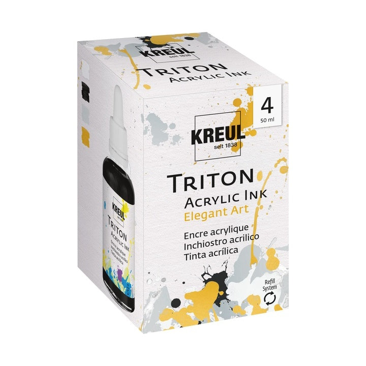 KREUL Acrylic Ink, 50 ml, Set of 4