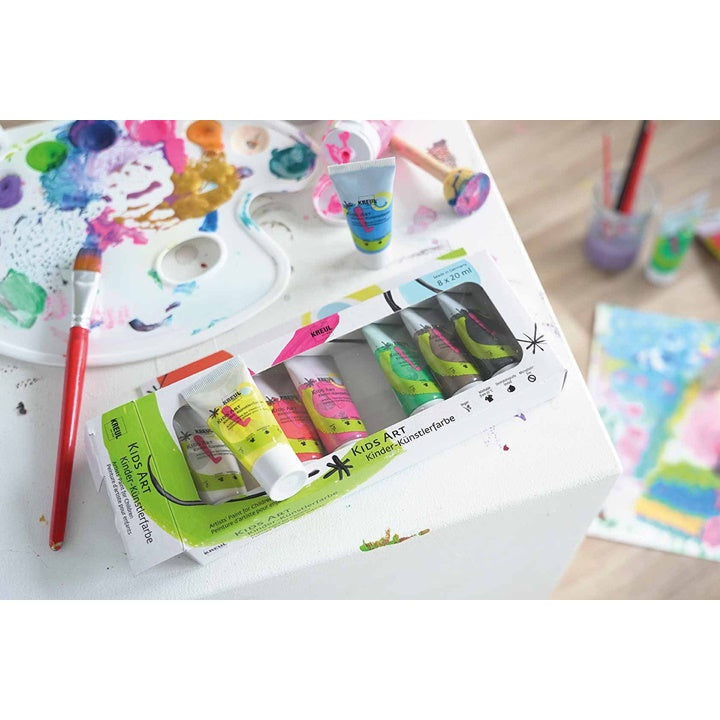 KREUL Children's Paint Set, 8 x 20 ml — Image 1