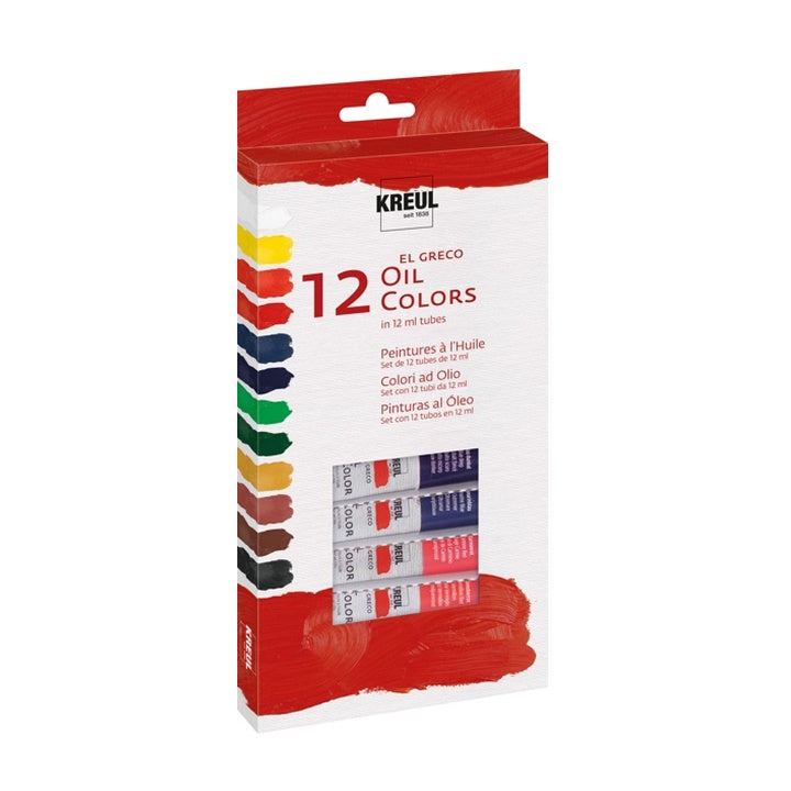 KREUL el Greco Oil Paints / 12 x 12 ml