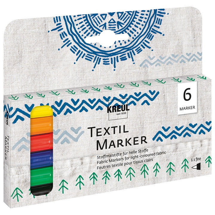 KREUL Fabric Markers for Kids
