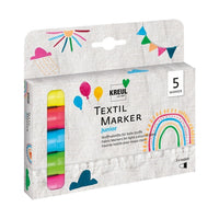 KREUL Fabric Markers, Junior, Set of 5