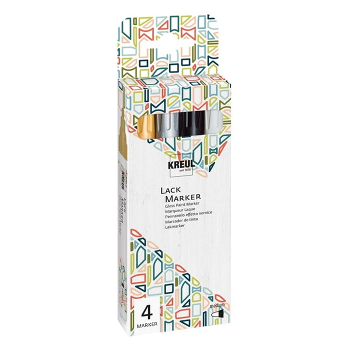 Kreul Gloss Lacquer Marker Set of 4 — image 1