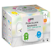 KREUL Set of Porcelain Markers and Mug