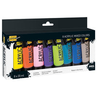 Kreul Solo Goya Acrylic Paints, Mixed Set 8 x 20 ml