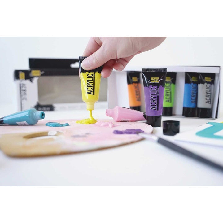 Kreul Solo Goya Acrylic Paints, Mixed Set 8 x 20 ml