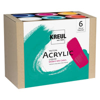 KREUL Triton Modern Mix Colors Acrylic Paint Set, 6 x 750 ml — image 1