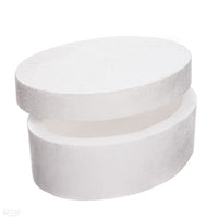 Кутия от стиропор - овална 15 x 11 см — изображение 1