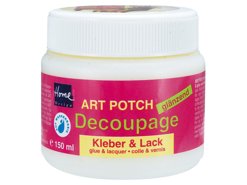 Лак и лепило за декупаж 150 - 250 мл ART POTCH Decoupage - блестящ — изображение 1