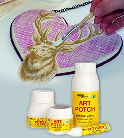Лак и лепило за декупаж HOBBY Line ART POTCH Varnish & Glue - 150 мл - 250 мл — изображение 4