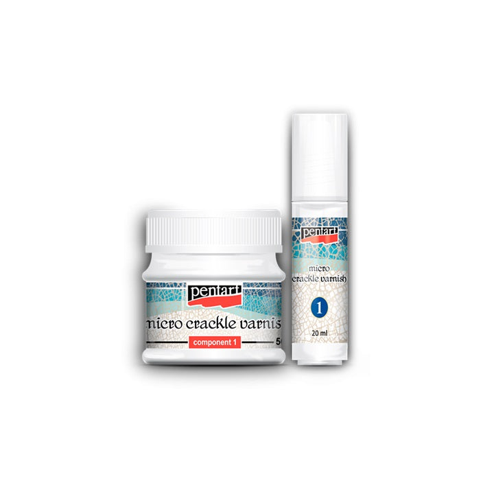 Лак за микро crackle ефект в 2 етапа - 20 ml + 20 ml — изображение 1