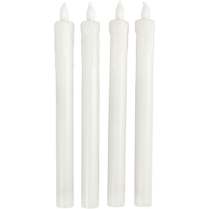 LED Tall Candles 24.5 cm - Set of 4 — image 2