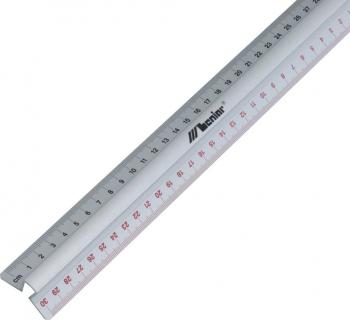 LENIAR Aluminum Ruler with Handle, 20 cm