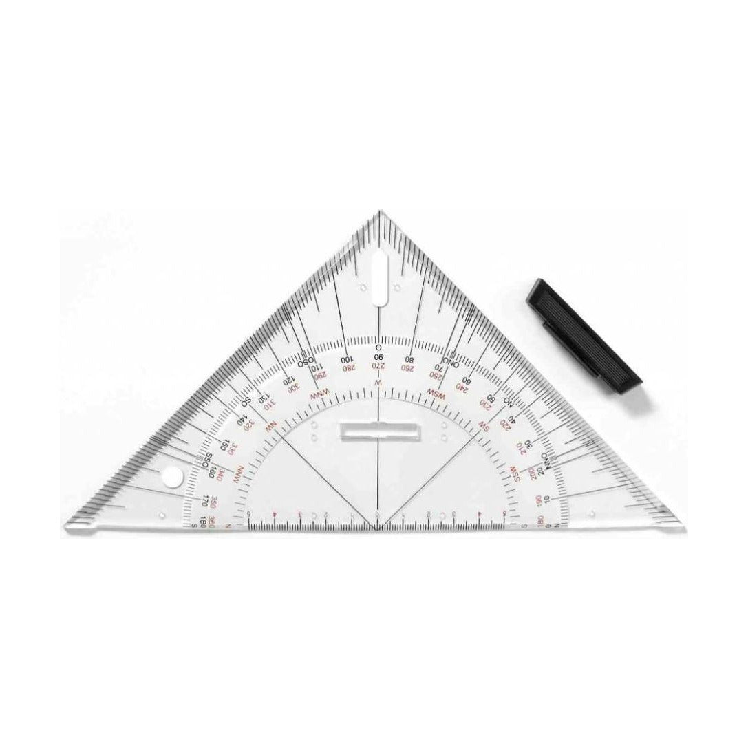 LENIAR Navigation Triangle Ruler 45° / 25 cm