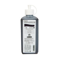 Linoprint ink Schmincke aqua-LINOPRINT 250 ml – 735 Ivory black