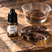 Liquid Metallic Resin Pigment 5 ml – Coffee Brown (Coffee)