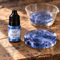 Liquid Metallic Resin Pigment 5 ml – Color-changing Blue (Colorful Blue)