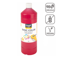 Liquid tempera Creall 1 000 ml – dark red