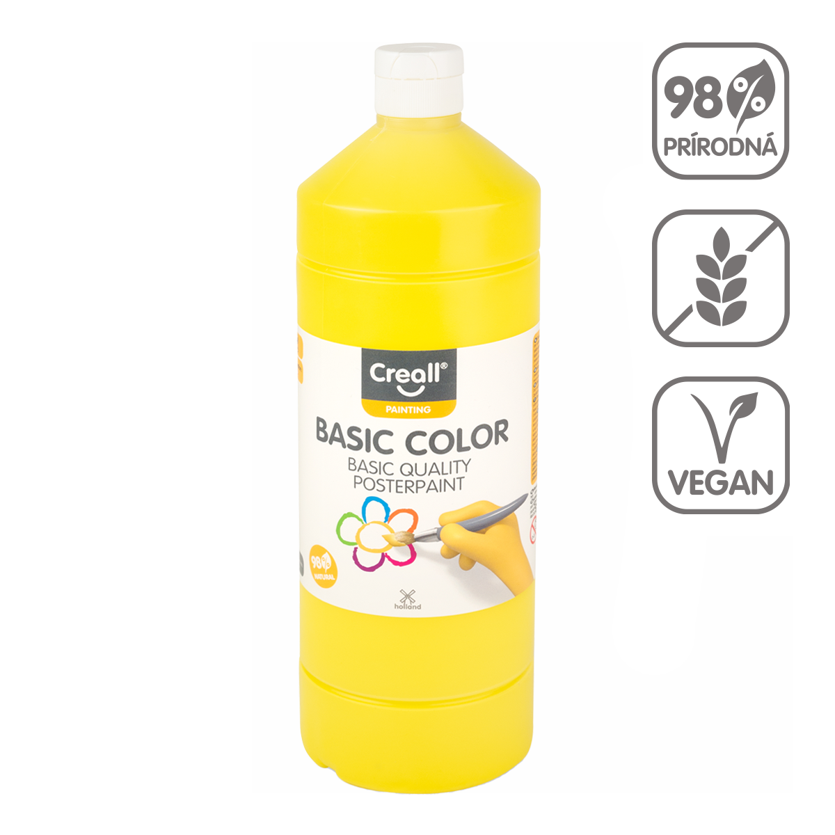 Liquid tempera Creall 1 000 ml – yellow