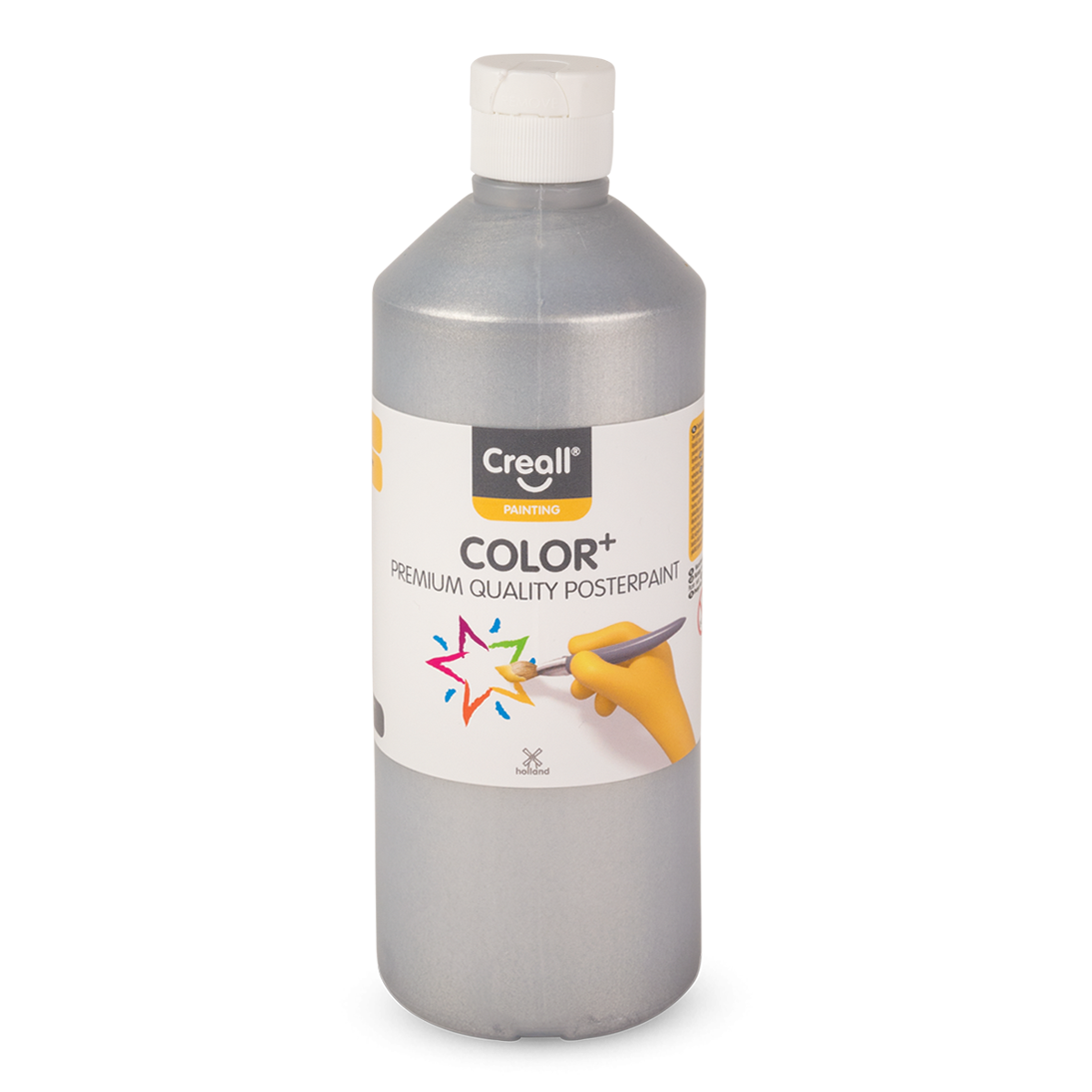 Liquid Tempera Paint Creall CREALLCOLOR 500 ml - Silver