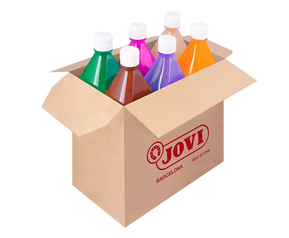 Liquid Tempera Paint Set JOVI Premium 6 x 1000 ml – Variant B