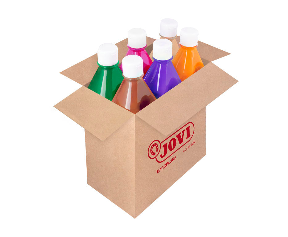 Liquid Tempera Paint Set JOVI Premium 6 x 500 ml – Variant B
