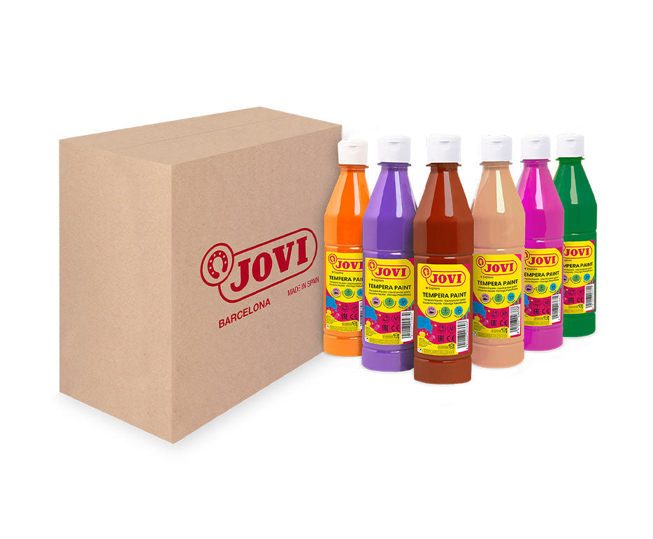 Liquid Tempera Paint Set JOVI Premium 6 x 500 ml – Variant B