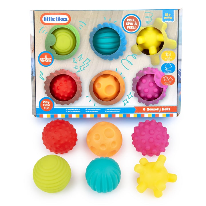 LITTLE TIKES Sensory Balls, Set of 6 — image 1