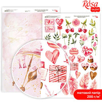 Love Mood Scrapbooking Papers A4 | various motifs - image 7