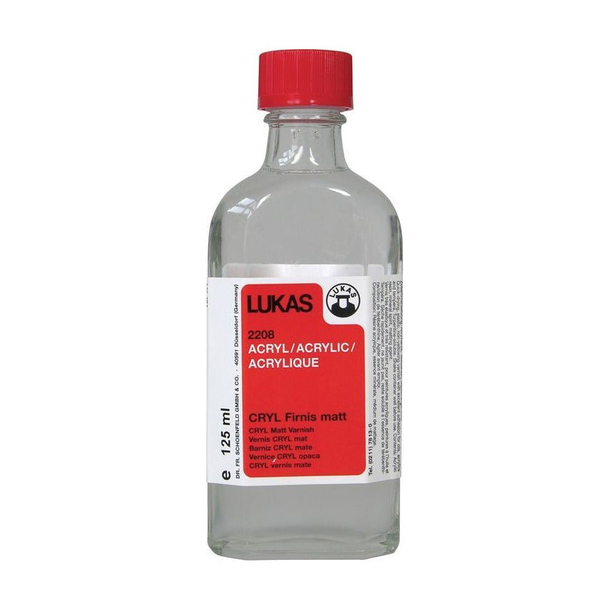 LUKAS Matte Final Varnish for Acrylics, 125 ml