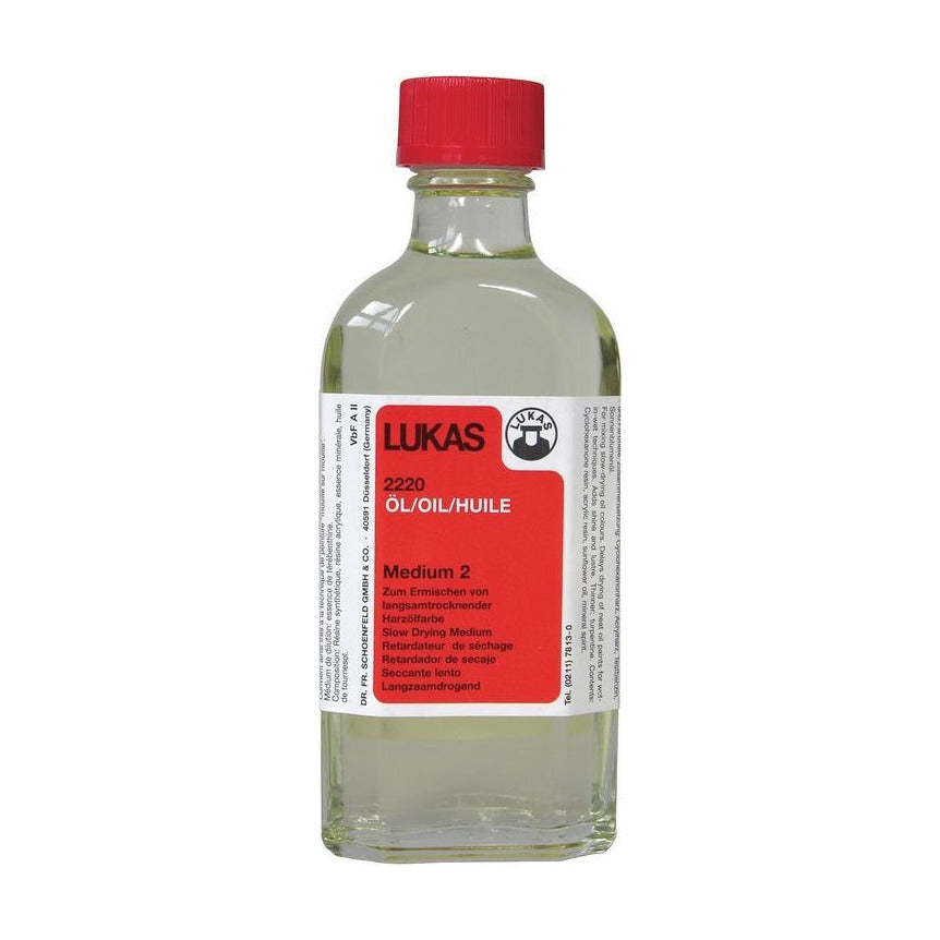 LUKAS Medium 2 Oil Painting Medium for Wet-on-Wet Painting 125 ml