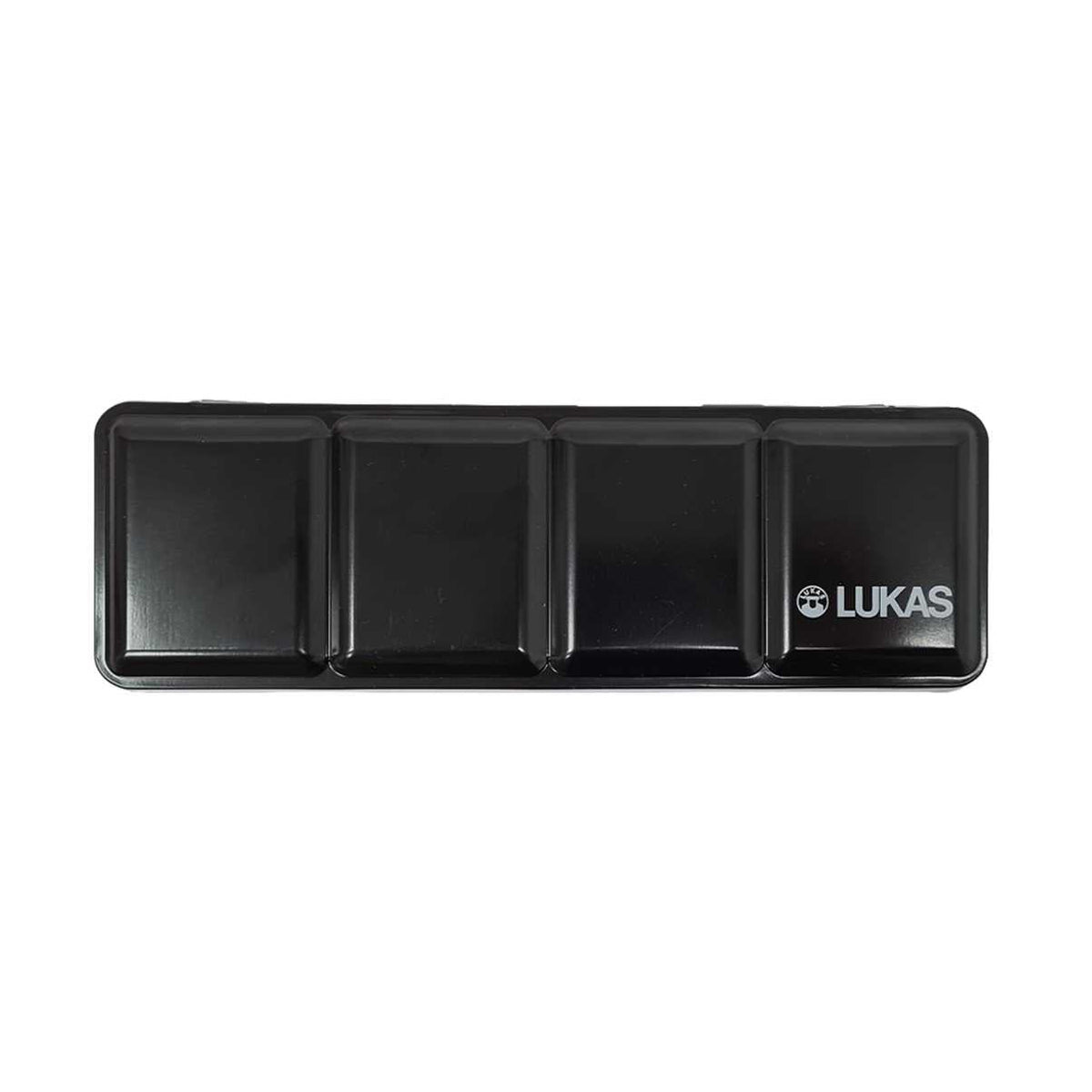 LUKAS Studio Watercolor Set in Metal Case, 16 Half Pans with Brush