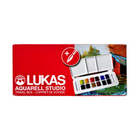 LUKAS Studio Watercolor Set in Plastic Box, 13-Piece