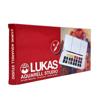 LUKAS Studio Watercolor Set in Plastic Box, Set of 24