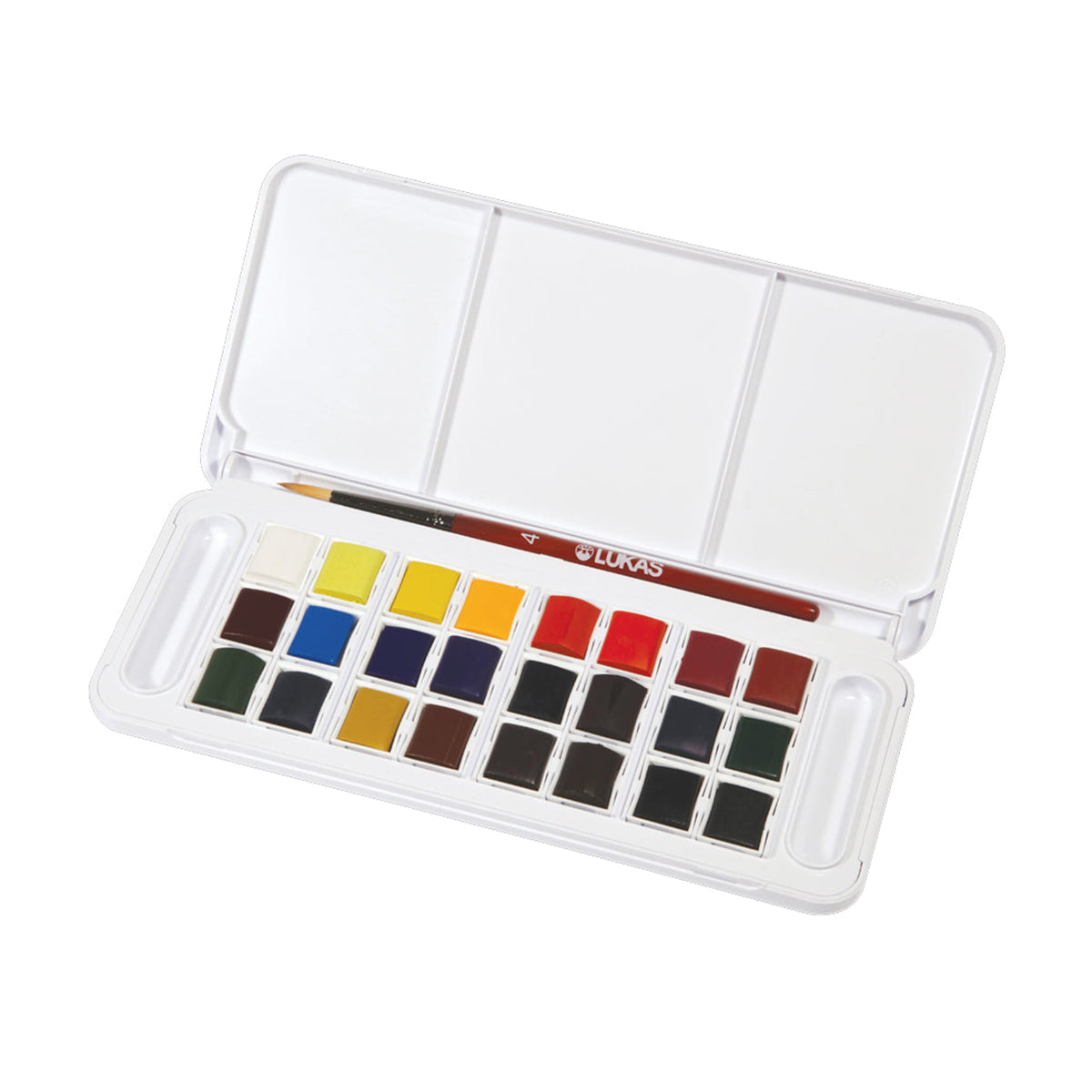 LUKAS Studio Watercolor Set in Plastic Box, Set of 24