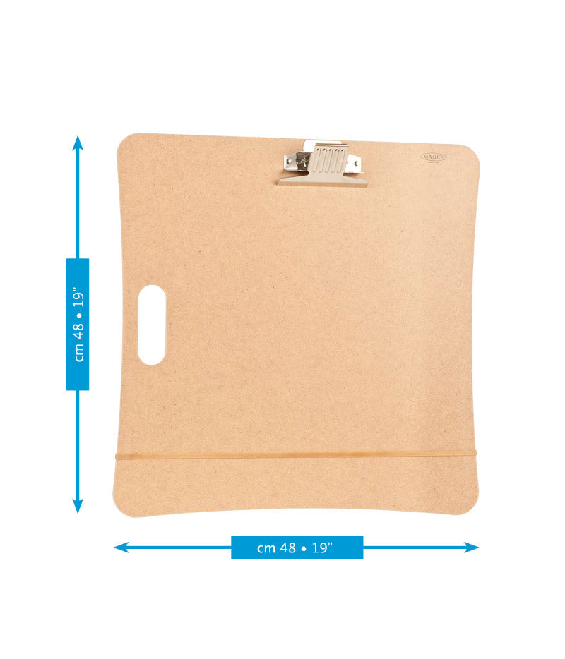 Mabef Drawing Board with Clip 48 x 48 cm