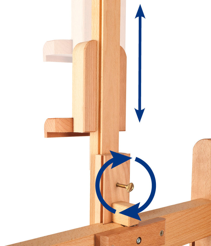 MABEF H-Frame Studio Easel with Crank